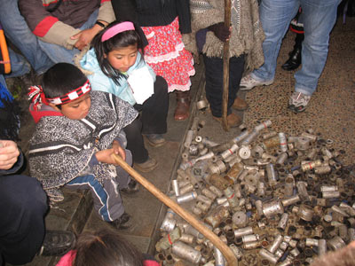 Marcha Mapuche en Temuko